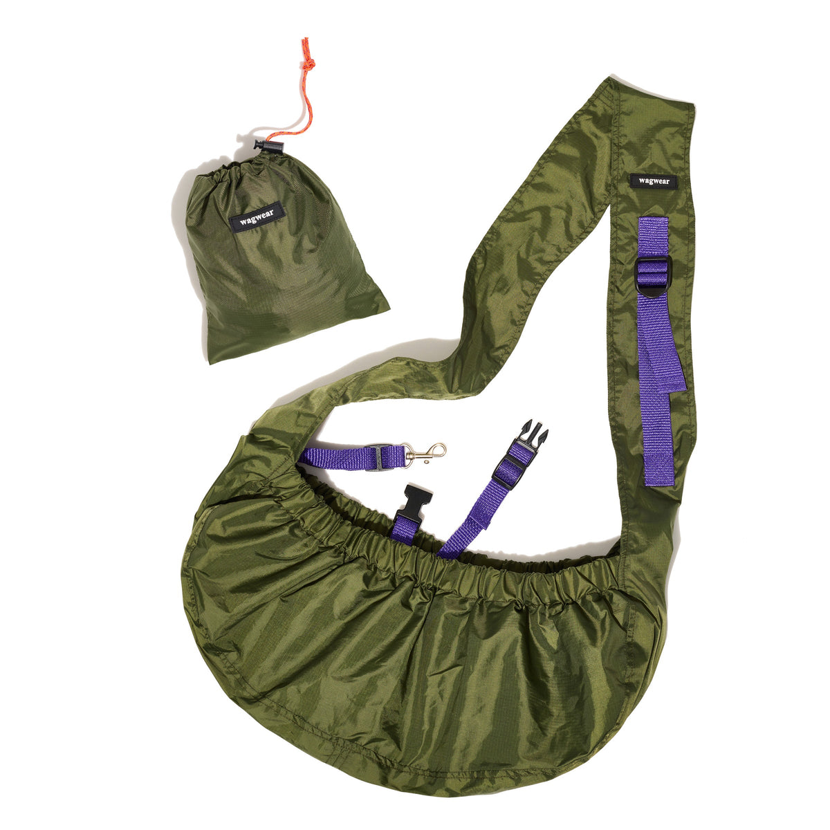 NEW!  Nylon Packable Messenger Pouch Carrier