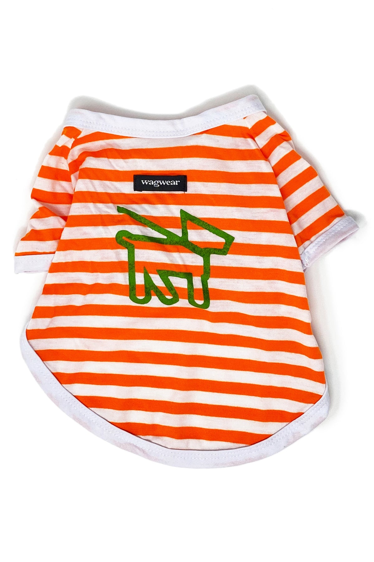 Camiseta a rayas para perro