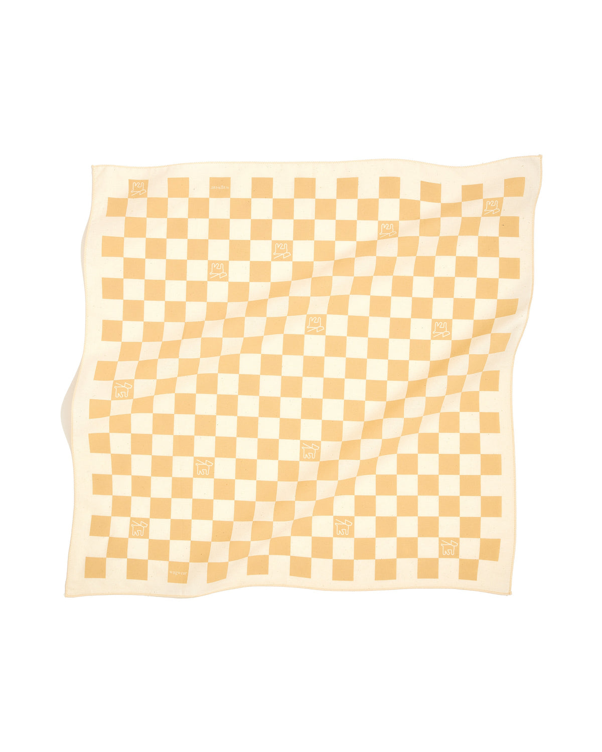 Brown Check  Bandana