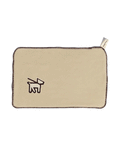 Beige Dog Blanket with logo